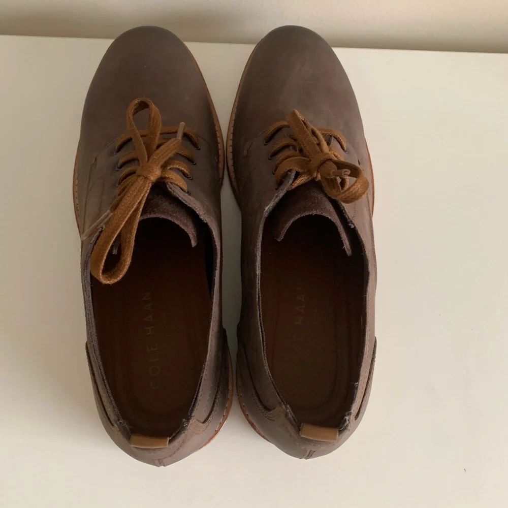 NEW COLE HAAN Nubuck Oxfords - Picture 8 of 13